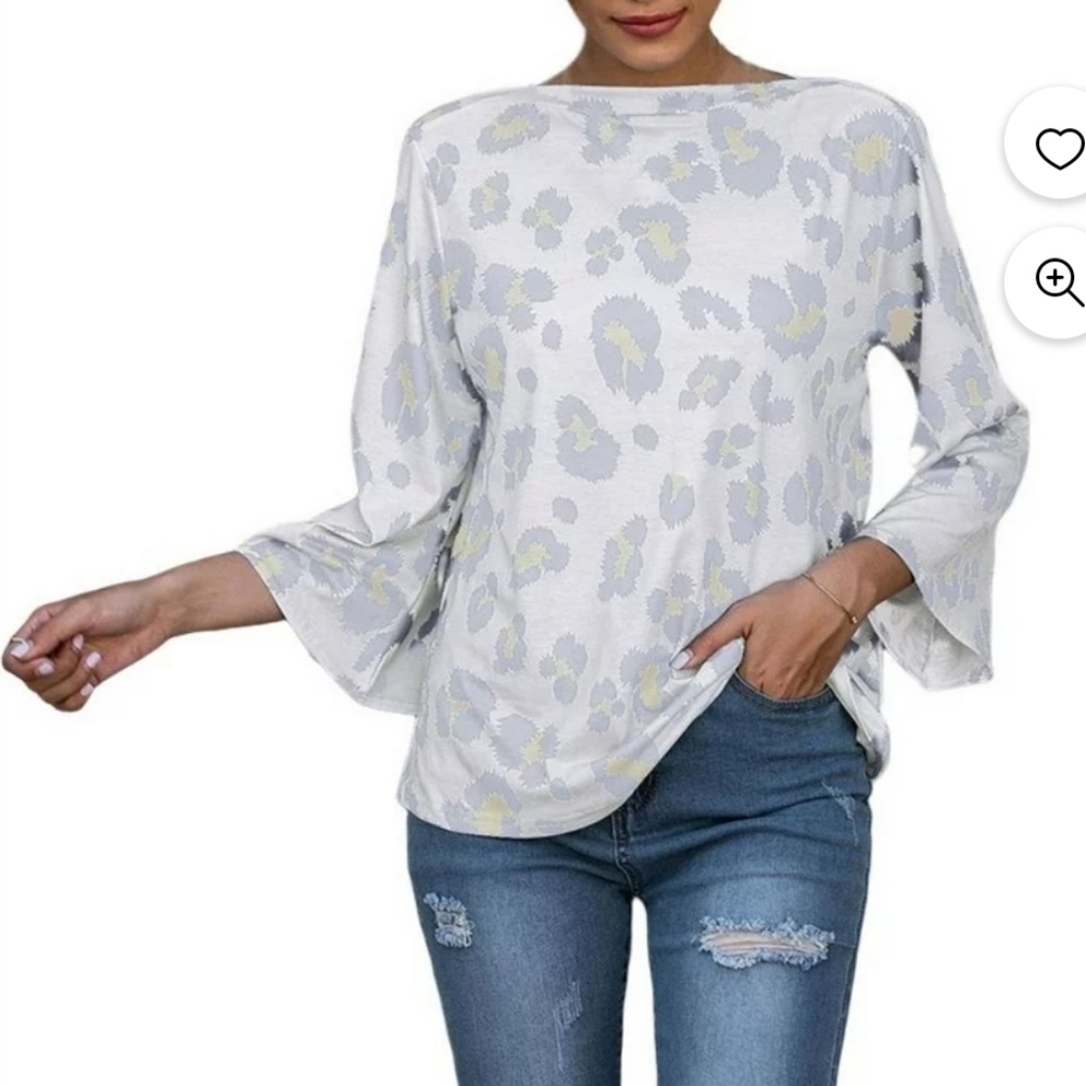 Camisa Animal Print Top - Picture 2 of 3